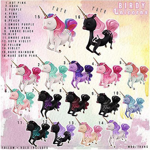 Birdy - Unicorn- Pink [box]