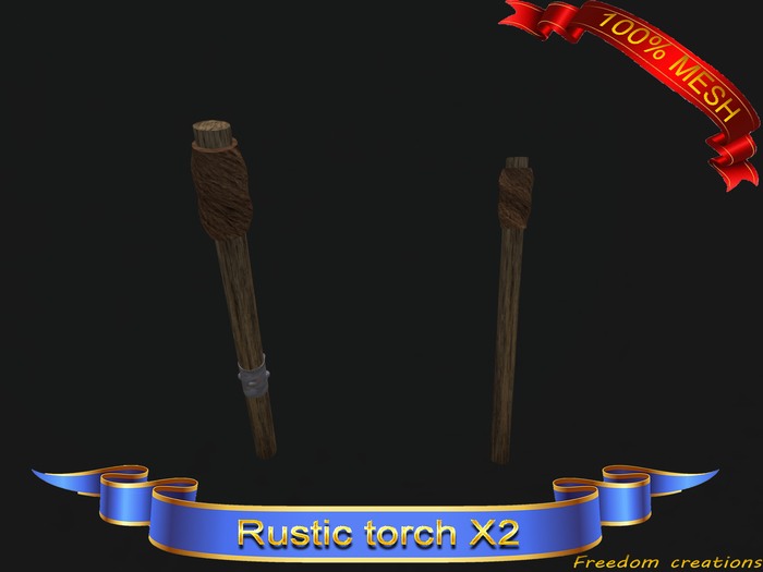 Rustic torch 2.0 X2-Freedom creations