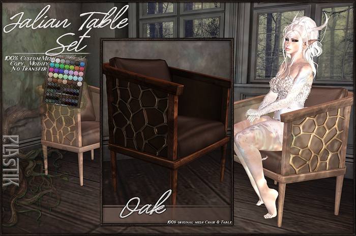 :[P]:- Jalian Table Set:// Oak