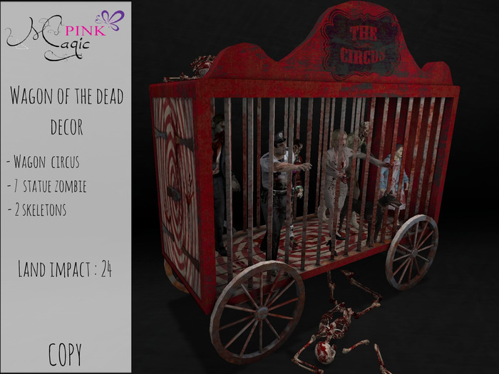 Pink Magic : Wagon Of The Dead Decor