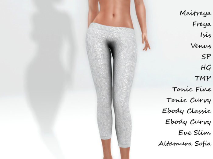 ~PP~ Shimmer Sequin Tights - Sugar