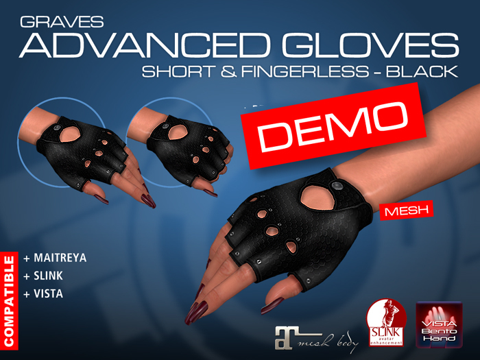 GRAVES Advanced Gloves - Short & Fingerless - DEMO