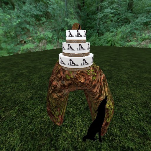Wolfy Wedding Cake