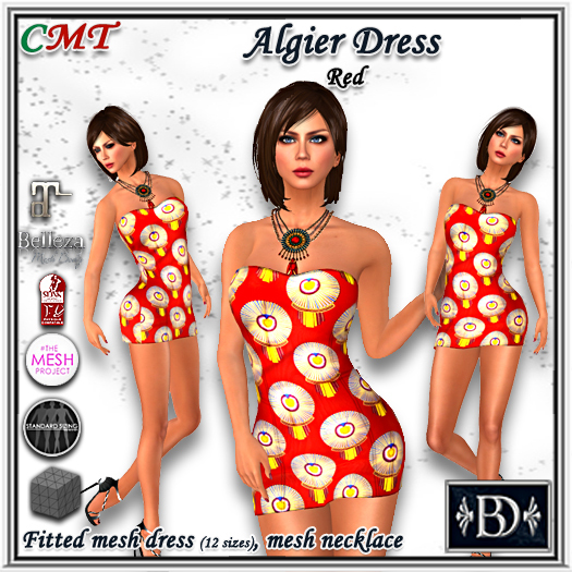 < BD > Algier Dress Red