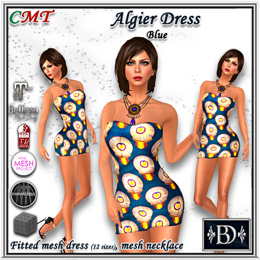 < BD > Algier Dress Blue