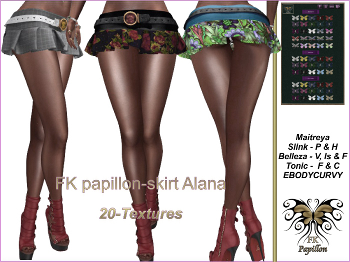 FK papillon skirt- Alana Demo