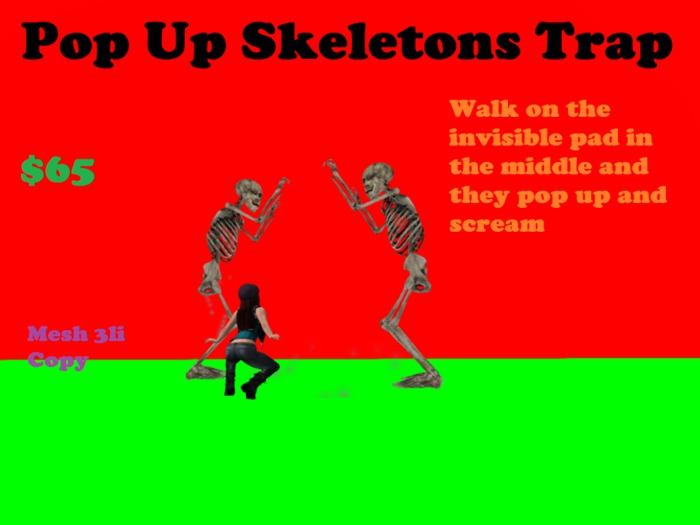 Pop Up Skeletons Trap