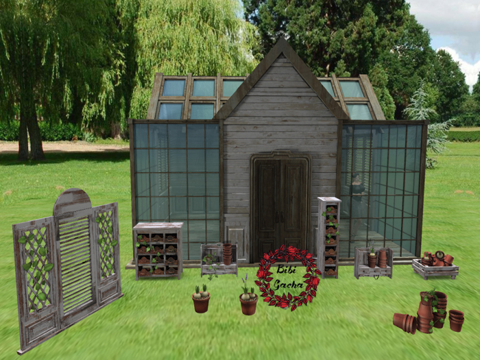 Garden Gacha - greenhouse set - 2 RARES - Full set