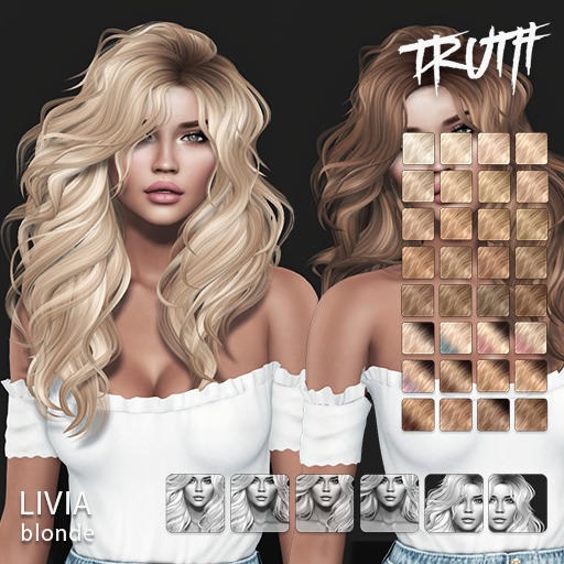 TRUTH Livia (Fitted Mesh Hair) - Blonde