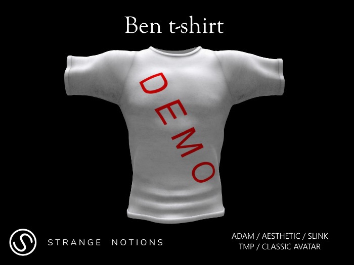 Strange Notions - Ben t-shirt Demo