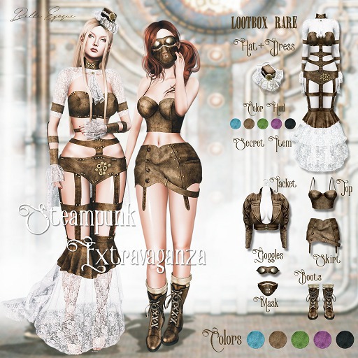 Belle Epoque { Steampunk Extravaganza } - SET BLACK