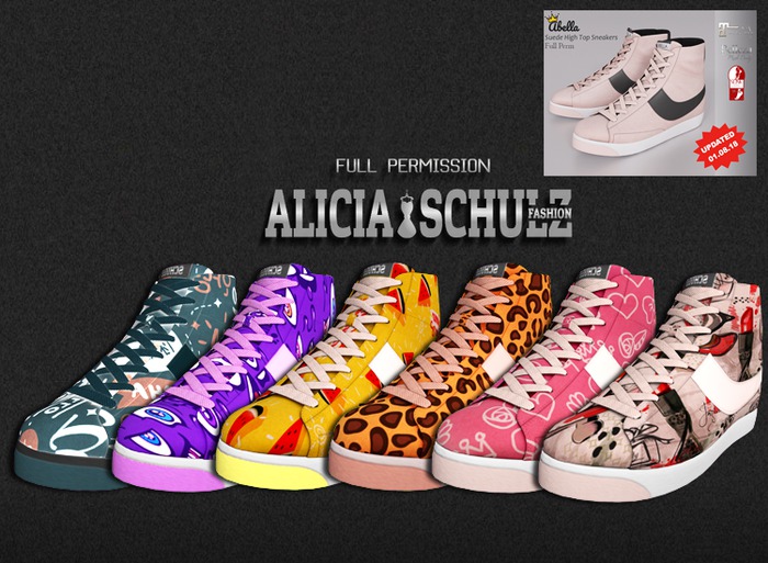 Texture for A-12 Suede High Top Sneakers