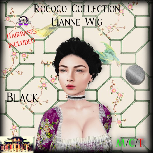 ~CdE~ Rococo Lianne BLACK Wig