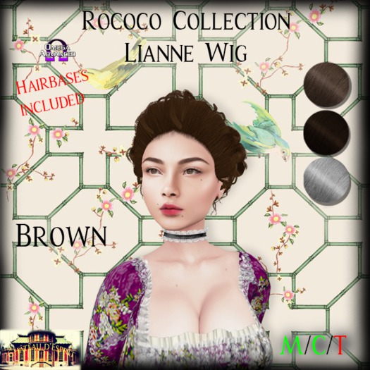 ~CdE~ Rococo Lianne BROWN Wig