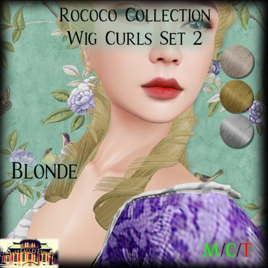 ~CdE~ Rococo Wig Curls Set 1 BLONDE