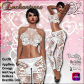![Enchantress] Briella Outfit White