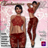 ![Enchantress] Briella Outfit Red