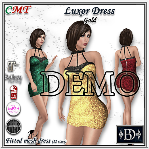 < BD > Luxor Glitter Dress  DEMO