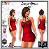 < BD > Luxor Glitter Dress Red