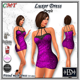 < BD > Luxor Glitter Dress Purple