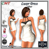 < BD > Luxor Glitter Dress Silver