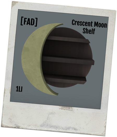 [FAD] Crescent Moon Shelf