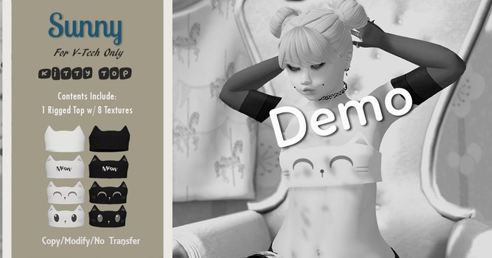 *Sunny* Kitty Top DEMO