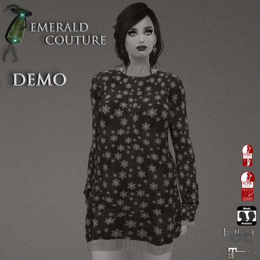 EC Snow Sweater Dress DEMO