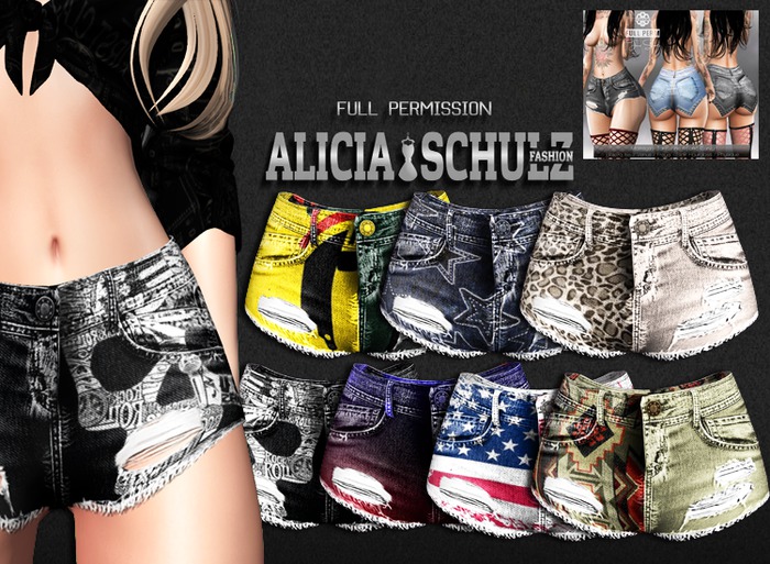 [ASFP] Texture for [GUNSHOT] TANA Shorts SET 1