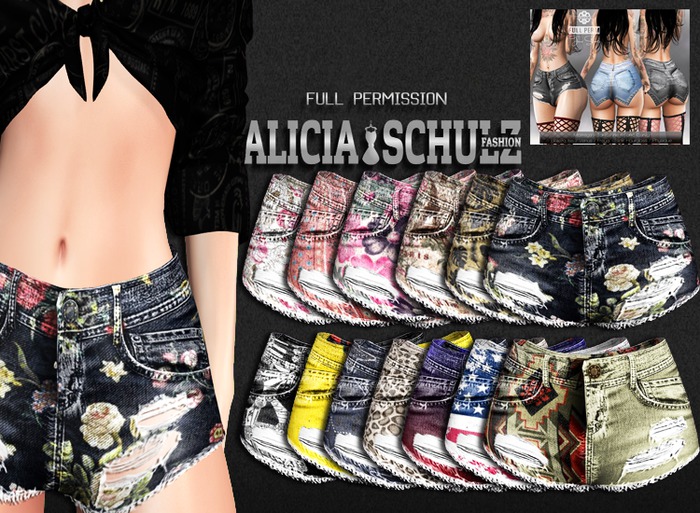 [ASFP] Texture for [GUNSHOT] TANA Shorts SET 3 FULL