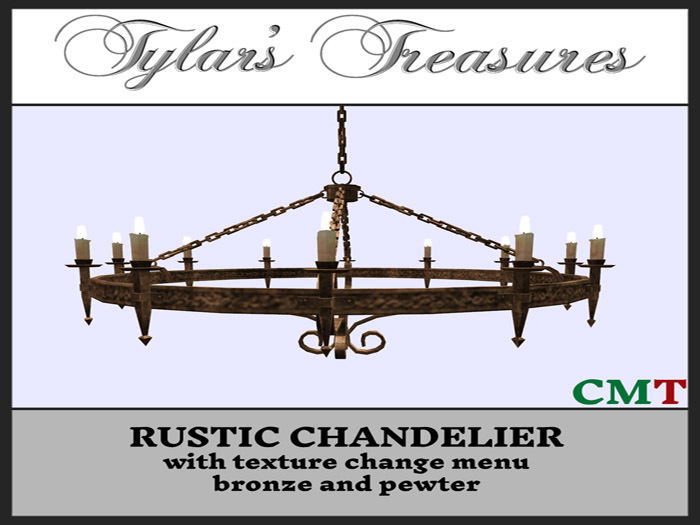 .:TT:.  RUSTIC CHANDELIER BOX