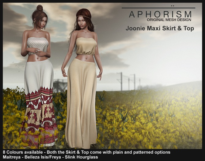 !APHORISM! Joonie Maxi Skirt/Top DEMO