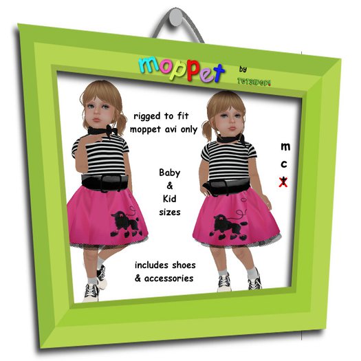 Moppet Poodle Skirt Set