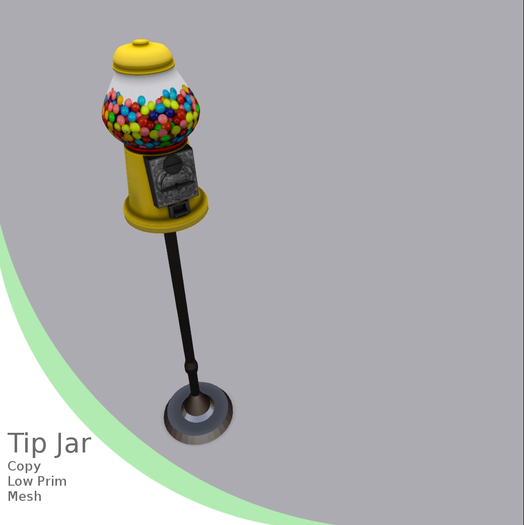 *SAM* GamBall Tip Jar Yellow