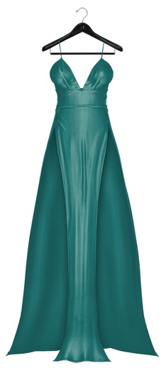 RAMA.Prosk - Vicky Satin Gown 'Hydro'