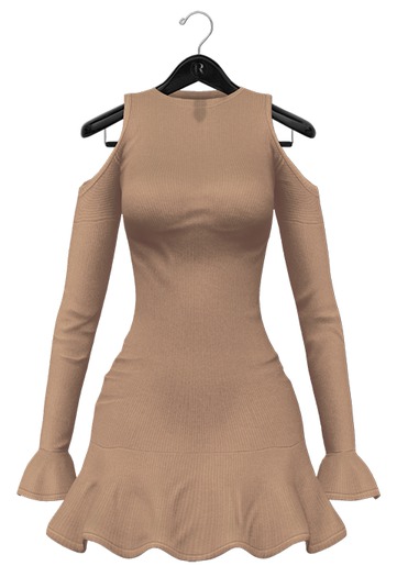 RAMA.Prosk - Stephanie Ruffled Mini Dress 'Gold'