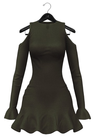 RAMA.Prosk - Stephanie Ruffled Mini Dress 'Kalamata'