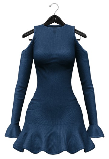 RAMA.Prosk - Stephanie Ruffled Mini Dress 'Marlin'