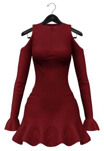 RAMA.Prosk - Stephanie Ruffled Mini Dress 'Red'