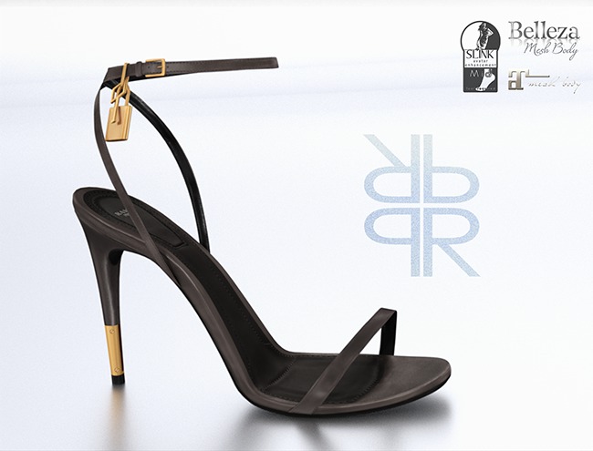RAMA.Prosk - Robin Leather Sandals 'Gunmetal'
