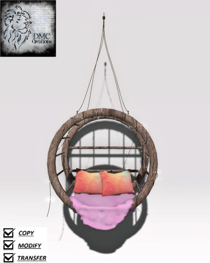 Chair Peach Full Perm Mesh
