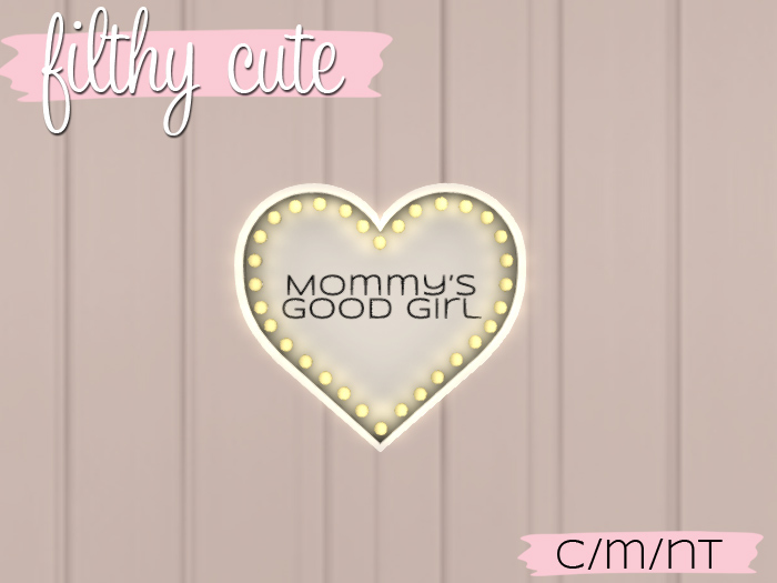 Filthy Cute Delivery Hud - Marquee Heart - MGoodGirl - ADD