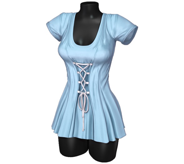 Sweet Thing. Elisa Corset Dress - Blue (Maitreya, Hourglass, Isis, Freya)
