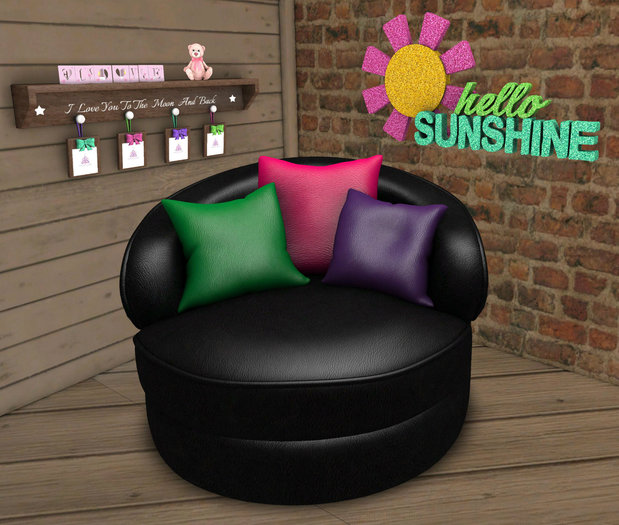 {ACD} LoveBirds Lounger Leather PG