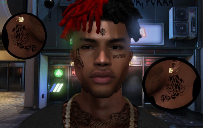 Gang Face Tat "Scorpion" .:Star3K:.