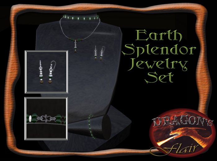 Dragon's Flair - Earth Splendor Jewelry Set