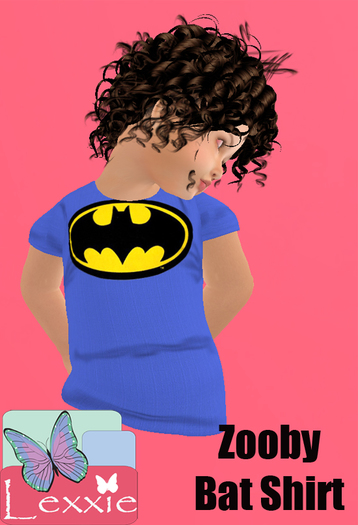 Lexxie Zooby Child Bat Shirt HUD