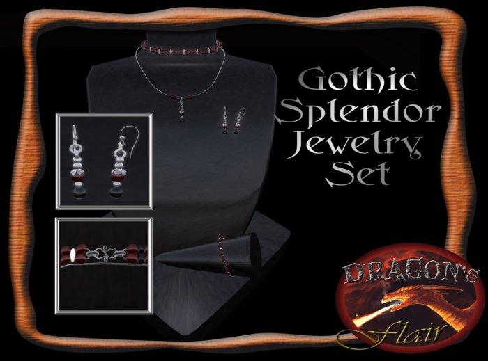 Dragon's Flair - Gothic Splendor Jewelry Set