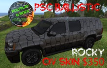 RP & RIDES PSC rocky ballistic skin delivery