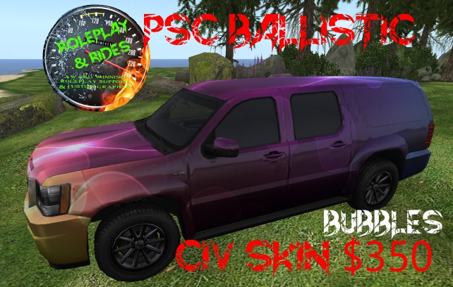 RP & RIDES  PSC bubbles ballistic skin delivery